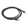 Kabel sieciowy LANBERG PCU5-10CC-0200-BK RJ-45 Cat5e U/UTP 2 m Czarny