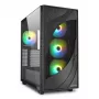 Sharkoon REBEL C80G RGB Midi Tower Czarny