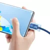 Kabel Baseus Crystal Shine USB na USB-C, 100W, 2m (niebieski)