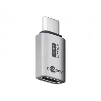 Goobay USB-C -Adapter prosty USB4 - -Wtyk> -Gniazdo (74447)