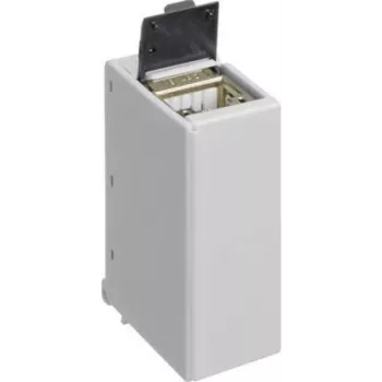 Hager ZZ45ZPH6 - RJ-45 - 2P - 6a - Szary - 18 mm - 35 mm
