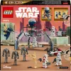 LEGO Star Wars Clone Trooper & Battle Droid Battle Pack Building Toys for Kids with Speeder Bike Vehicle 4 Minifigures and 5 figurki Gifts for Boys