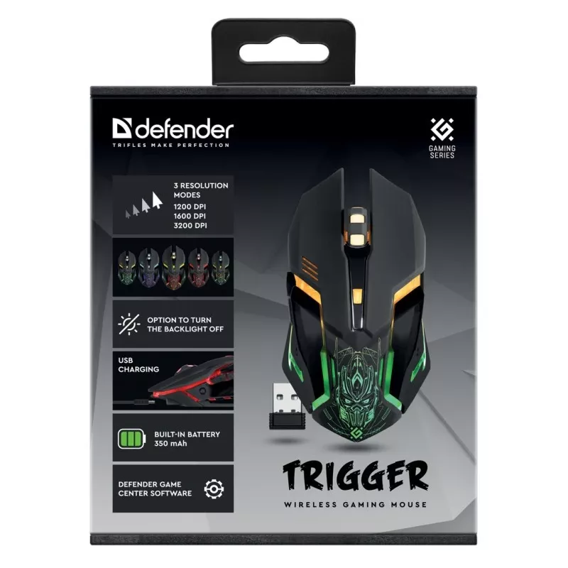 Bezprzewodowa mysz gamingowa TRIGGER GM-934