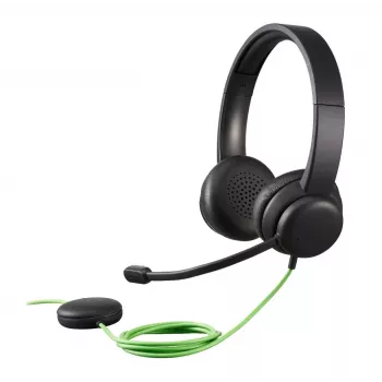 Przewodowy zestaw słuchawkowy konferencyjny Acer GP.HDS11.01N — nauszny, kabel 2 m, 20–20000 Hz, 160 g, czarny