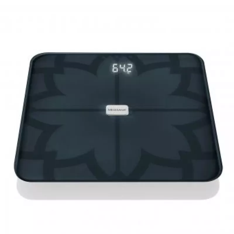 Waga diagnostyczna Medisana BS 450, maks. 180 kg, czarna, Bluetooth, czujniki ITO (40510)
