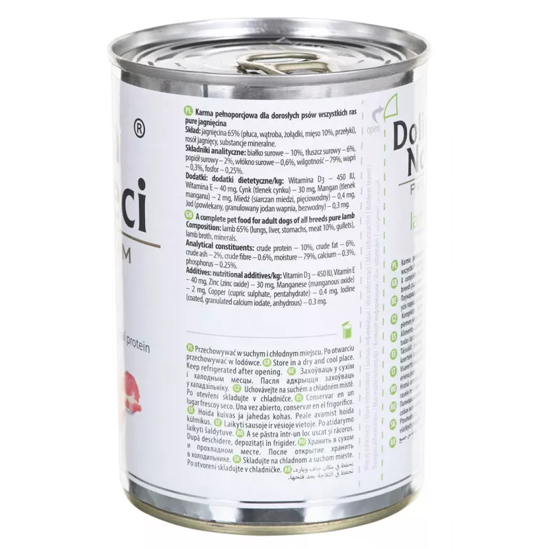Dolina Noteci Premium Pure Lamb - mokra karma dla psa - 400 g
