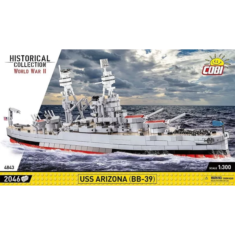 Klocki USS Arizona BB-39 2046 klocków