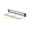 Patch panel LANBERG PPKS-9212-B 12-port 1U 10 cali FTP