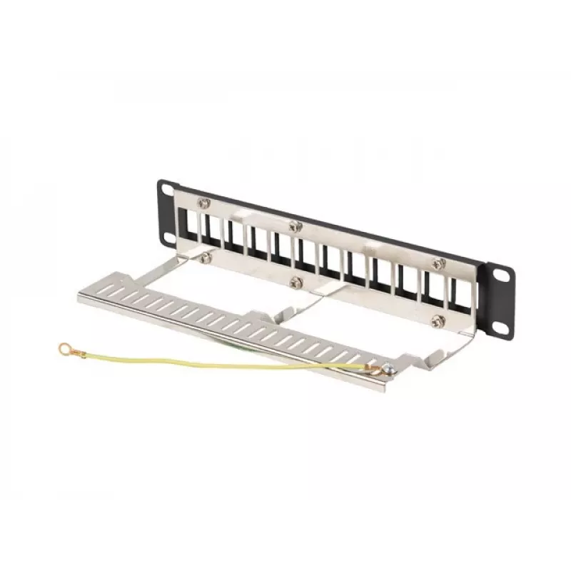 Patch panel LANBERG PPKS-9212-B 12-port 1U 10 cali FTP