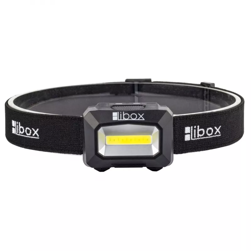 Latarka czołowa Libox LB0107 LED, czarna