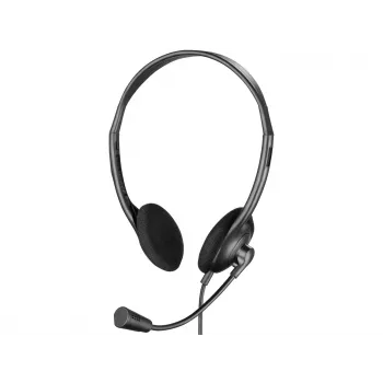 Zestaw słuchawkowy USB Advanced Accessories z mikrofonem - czarny