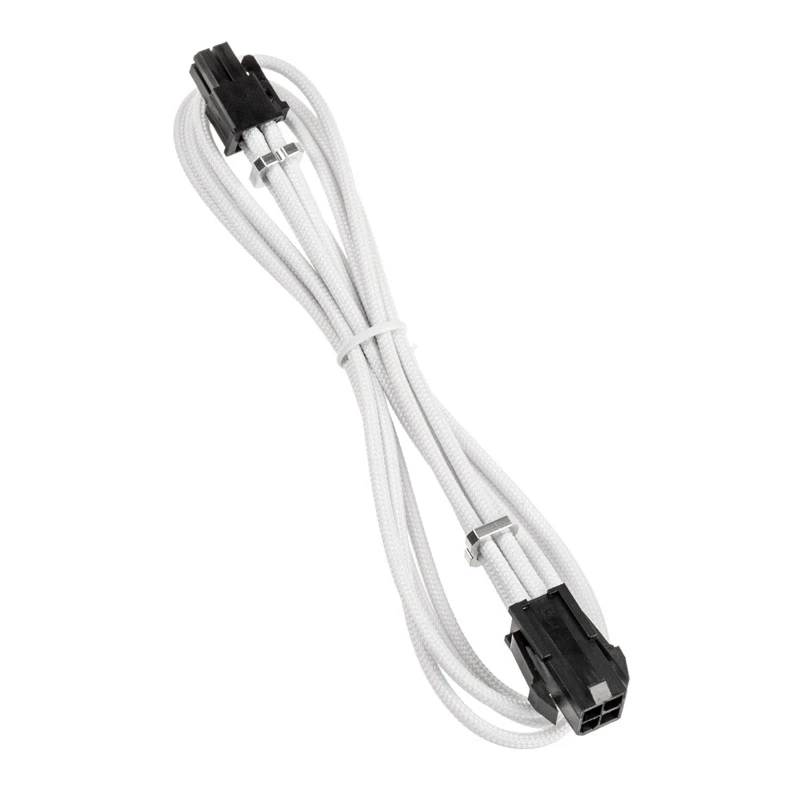 BitFenix Alchemy przedłużacz 4-Pin-ATX12V, 45 cm, w oplocie - Biały