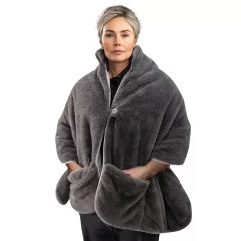 HoMedics Cordless Warming Shawl HCM-SWL100 — bezprzewodowy szal grzewczy, ładowalny, do ramion i pleców