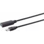 Kabel USB S/CONN 13-39075 10 m USB 3.2 Gen 1 Czarny