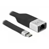 Płaski kabel taśmowy FPC DeLOCK 86936 USB Typu-C na Gigabit LAN 15 cm