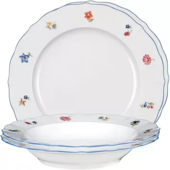 Zestaw obiadowy Seltmann Weiden 12 szt. Porcelana Biały