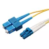 Eaton Tripp Lite Series Duplex Singlemode 9/125 Fiber Patch Cable (LC/SC), 5M (16 ft.) - Kabel krosowy - LC Single-Modus (M) do SC Single-Modus (M) - 5,0m - Światłowód - Duplex - 9/125