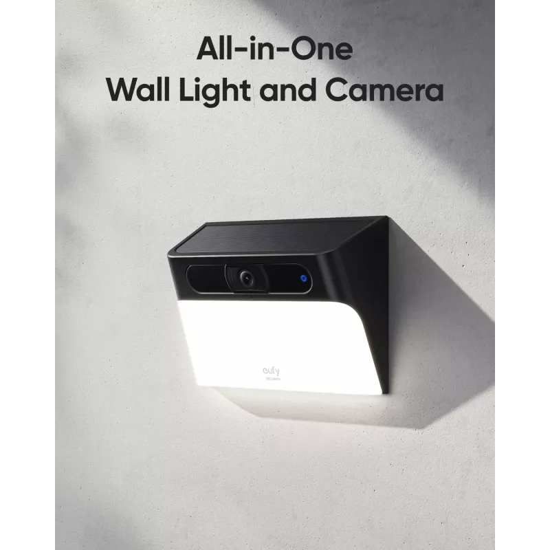 Anker Innovations Eufy Solar Wall Light Cam S120 - Kamera sieciowa do monitoringu - odporna na warunki atmosferyczne - Kolor (dzień/noc)