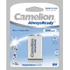 Camelion | 9V/6HR61 | 200 mAh | AlwaysReady Akumulatory Ni-MH | 1 szt.