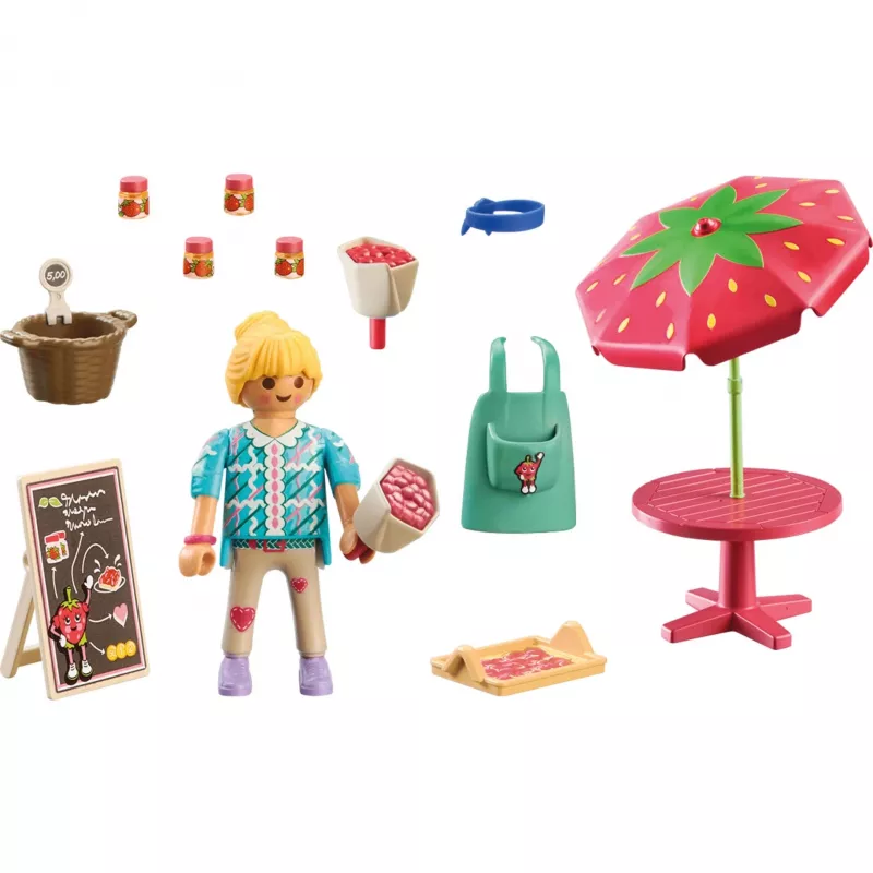 Playmobil Country Domowy Stragan z Dżemem Truskawkowym
