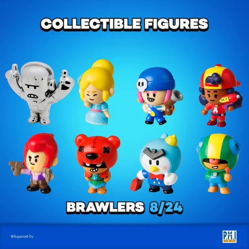 Figurki Brawl Stars S1 - Zestaw 8 figurek pudełko deluxe VER.B
