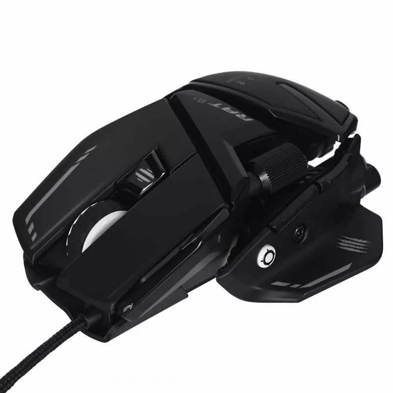 Mysz gamingowa Mad Catz R.A.T. 8+ — praworęczna, optyczna, 16000 DPI, 11 przycisków, USB Typ-A, 145 g