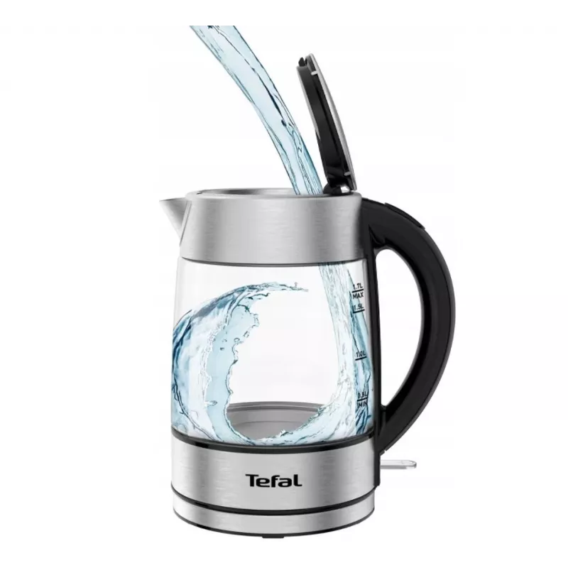 Czajnik elektryczny Tefal KI772D 1,7 L 2400 W stal nierdzewna, przezroczysty