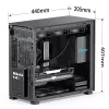 Obudowa komputera Jonsbo D41 MESH Midi Tower Czarna