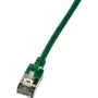 Kabel sieciowy LogiLink cienki U/FTP 1,5 m Cat6a U/FTP (STP) zielony (CQ9045S)