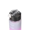 Zestaw motywacyjnych butelek na wodę Extralink 3W1 różowo-czarny 2000ML+900ML+300ML