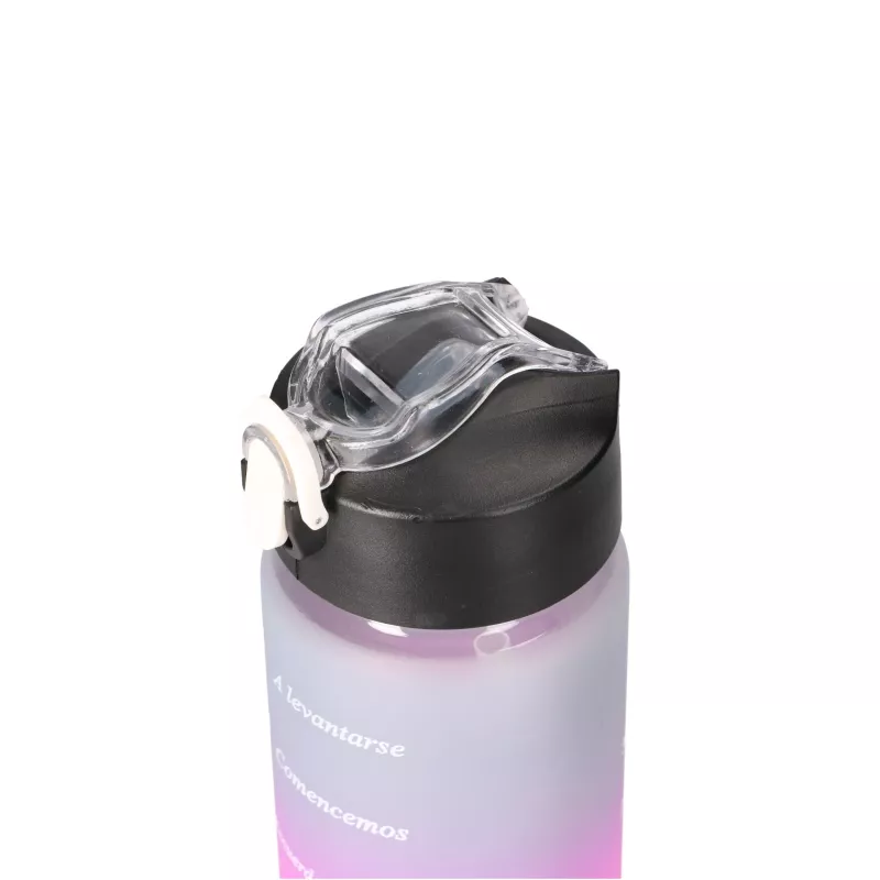 Zestaw motywacyjnych butelek na wodę Extralink 3W1 różowo-czarny 2000ML+900ML+300ML