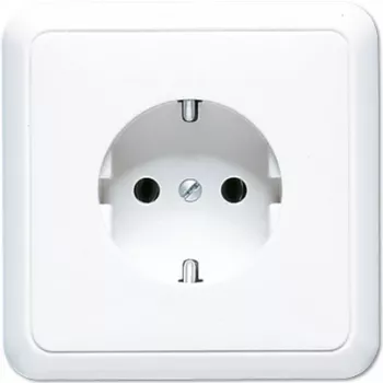 Jung 5520 WW Gniazdo wtyczkowe Typ F Białe (5520WW)