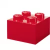 LEGO Klock 4 Czerwony Przezroczysty – przezroczysty czerwony klocek budowlany 4x2