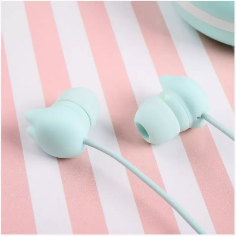 Zestaw słuchawkowy Tellur In-Ear Headset Macaron niebieski TLL162132