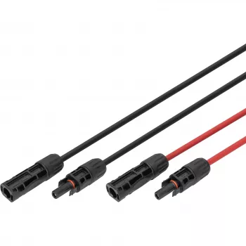 Kabel Digitus DK-SCEC66-0100 6 mm² MC4 10 m Czarny Czerwony