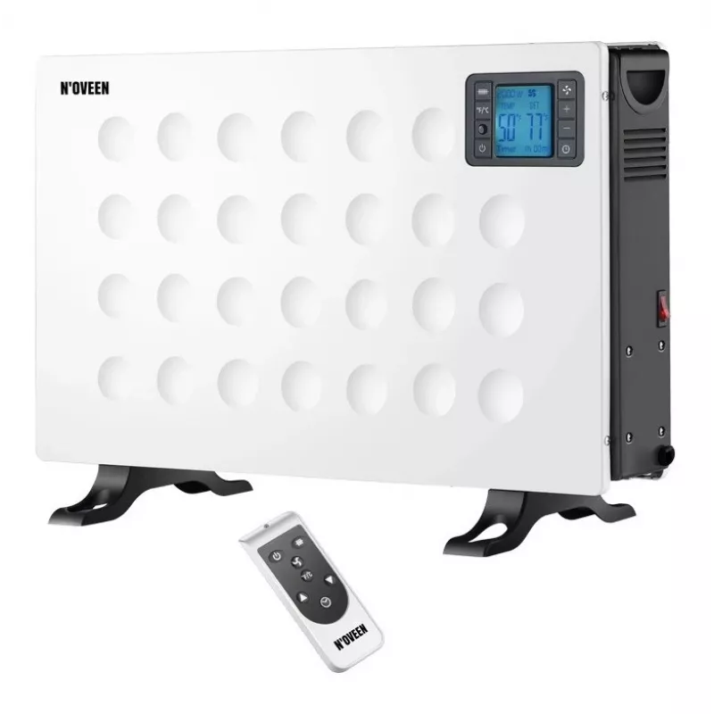 Grzejnik elektryczny konwektorowy NOVEEN CH8000 — 2000 W, 3 poziomy mocy, timer, pilot, biały