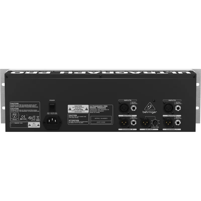 Behringer FBQ6200 korektor graficzny
