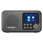 Radio z budzikiem BLAUPUNKT DR8BK — cyfrowy budzik z FM/DAB+, Bluetooth 5.3, 2 W, 1800 mAh, ładowanie USB, czarny