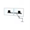 Uchwyt biurkowy Ergotron LX Series Dual Direct Arm 63,5 cm (25 cali) Biały