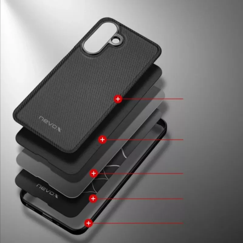 Etui ochronne Nevox do Samsung Galaxy A17 5G — StyleShell, czarne