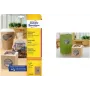 AVERY Okrągłe etykiety L7105-25 40 mm papier kraft 100% – opakowanie 25 arkuszy