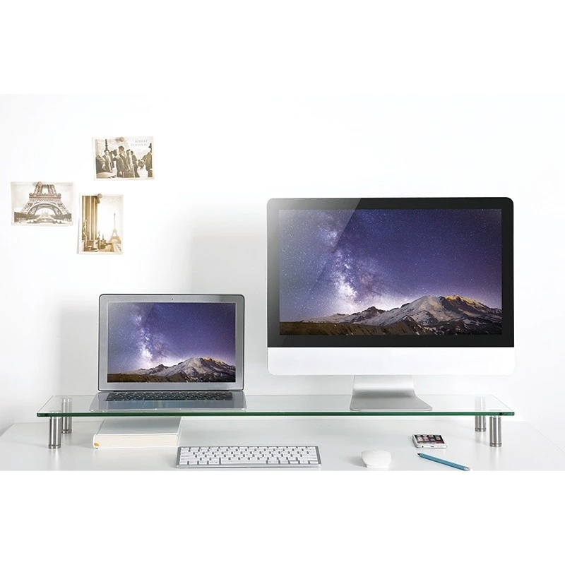 Podstawka pod monitor ze szklanym blatem 1000mm