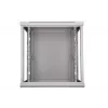 Szafa rack Extralink 12U 600x450 szara do montażu na ścianie