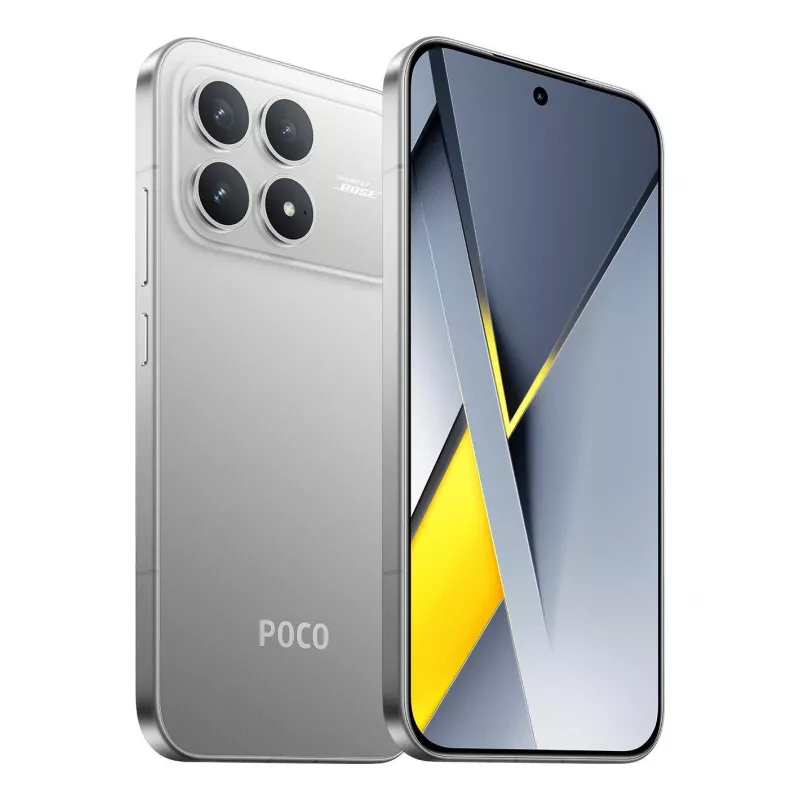 Smartfon POCO F8 Pro 12 GB RAM 256 GB pamięci Srebrny (model MZB0M60EU)