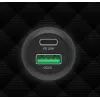 Ładowarka samochodowa Unitek P1400A z USB-C i USB-A, 38W, Quick Charge 3.0, wejście 12–24V, czarna