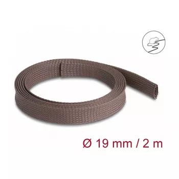 Osłona na kable DeLOCK 20899 Brązowa Poliester Średnica 1,9 cm