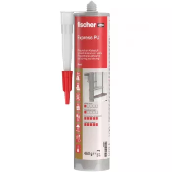 Fischer Express PU klej montażowy, beżowy, 310 ml