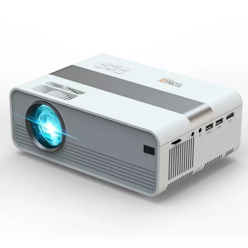 Technaxx TX-127 Standard Throw Projector 2000 ANSI Lumens LCD 1080p (1920x1080) Silver White
