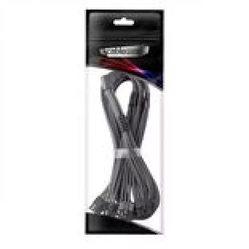 CableMod C-Series Pro Anschlusskabel Variante A 90° 16-Pin do 4×8-Pin PCIe carbon