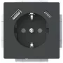 Busch-Jaeger Gniazdo wtykowe SCHUKO USB-A+C 20 EUCB2USBAC-885 (2CKA002011A6312)